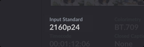 Input Standard