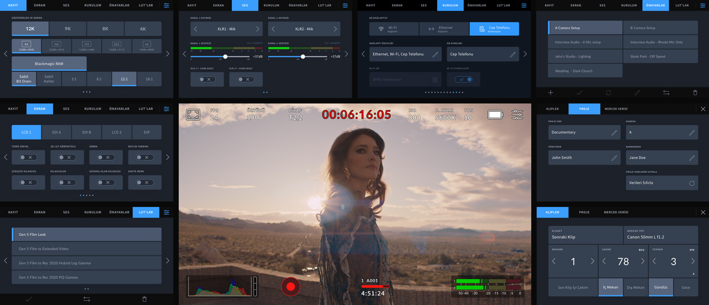 Powered by Blackmagic OS