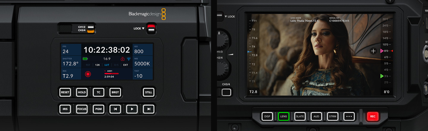 High Resolution Monitoring and Camera Control